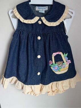 Samara Vintage 2 Piece Outfit Set Size 18M